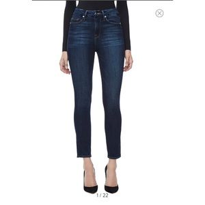 NWT GOOD AMERICAN HIGH WAIST ANKLE SKINNY JEANS